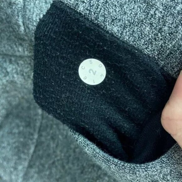 Lululemon Going Places Jacket Heathered Speckled Black Size 2 Grey Warm Coat - Picture 7 of 10